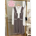 Ec Dress Import Cokelat atasan fashion