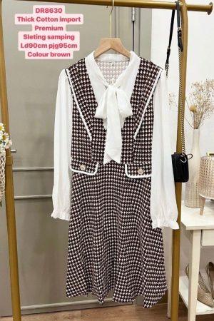 Ec Dress Import Cokelat atasan fashion