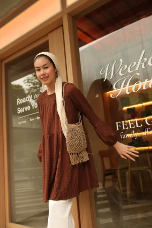 Tiered Swing Mini Dress