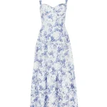 Blue Floral Summer Dress